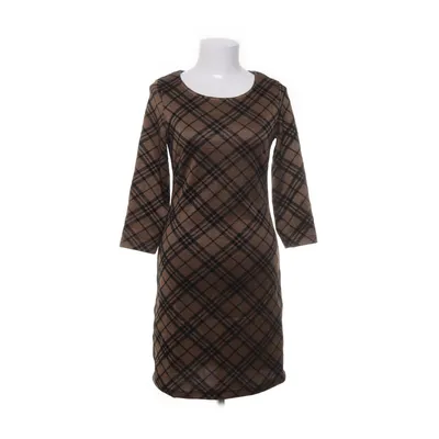 Jurk (Bruin, Zwart) van Gina Elastaan, Polyester