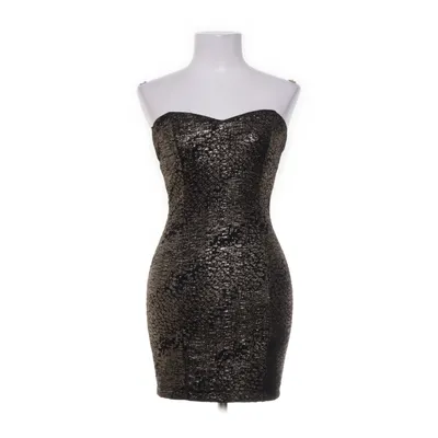 Cocktail dress (Black, Gold) from XXI Elastane, Polyester