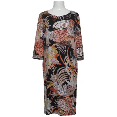 Jurk (Zwart, Oranje, Beige) van Leonard Polyamide