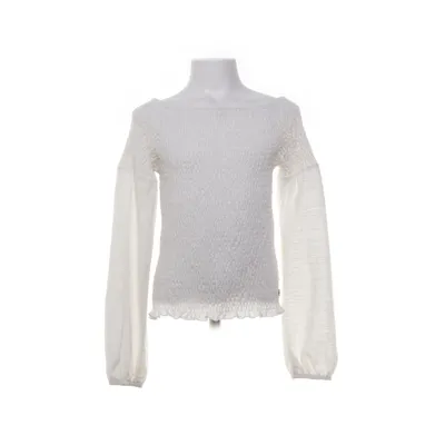 Långärmad t-shirt (Vit) från Ü by KappAhl Elastan, Polyester