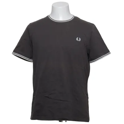 T-shirt (Gray, White) from Fred Perry Cotton
