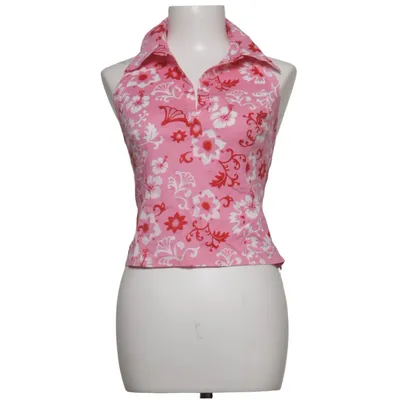 Halternecktopp (Rosa, Röd, Vit) från Review