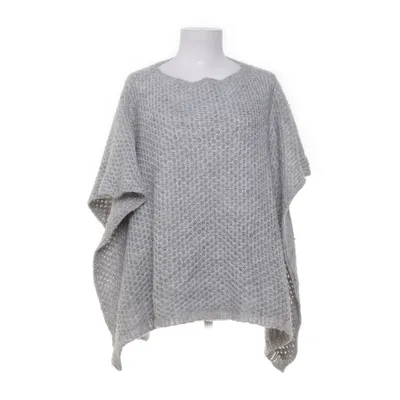 Poncho (Grijs) van Rich & Royal Acryl, Alpacawol, Wol, Viscose