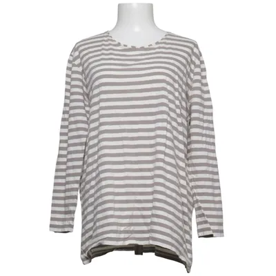 Lange mouwen shirt (Grijs, Wit) van Gudrun Sjödén Katoen