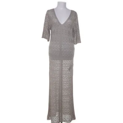 Maxi jurk (Grijs) van Zara Knit Viscose, Polyester
