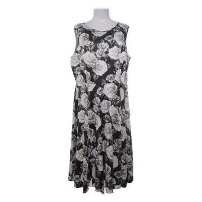 Klänning (Svart, Vit, Flerfärgad) från Lady Vintage Bomull, Elastan, Polyester