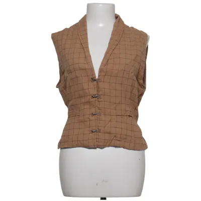 Anzugweste (Beige) von Ewa I Walla Baumwolle, Leinen, Viskose