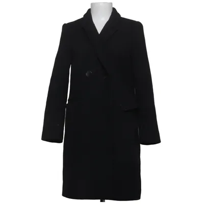 Coat (Black) from Mango Basics Acrylic, Polyamide, Polyester, Viscose, Wool