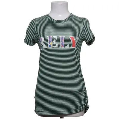 T-shirt (Green, White, Multicolored) from Sabotage Cotton, Elastane