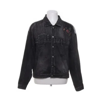 Spijkerjas (Grijs) van Desigual Katoen, Polyester