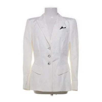 Kavaj (Vit) från Escada Bomull, Silke, Viskos