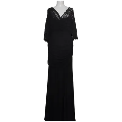Aftenkjole (Sort) fra Kiyonna Elastan, Polyamid, Polyester, Viscose