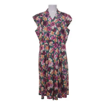 Klänning (Grön, Flerfärgad) från Lady Vintage Elastan, Polyester