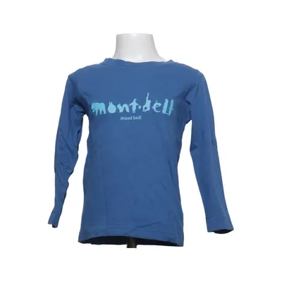 Långärmad t-shirt (Blå) från Mont-Bell Ekologisk bomull