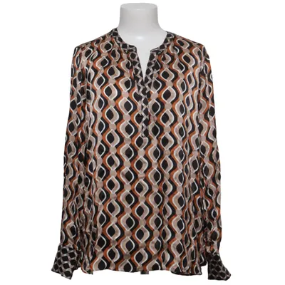 Bluse (Sort, Brun, Beige) fra Charlotte Sparre Elastan, Silke