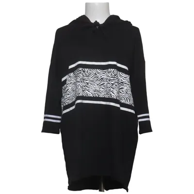 Korte mouwen capuchon sweater (Zwart, Wit) van Cellbes Elastaan, Organisch katoen
