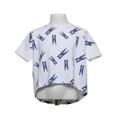 T-shirt (White, Blue) from Bellybutton Cotton, Elastane