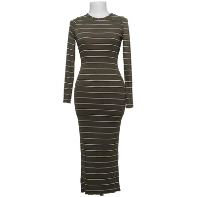 Robe longue (Vert) de Innocence Élasthane, Polyester, Viscose