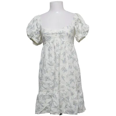 Klänning (Vit, Blå, Grön) från Divided by H&M Linne, Polyester, Viskos