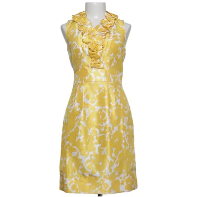 Robe (Jaune, Blanc) de The Limited Polyester