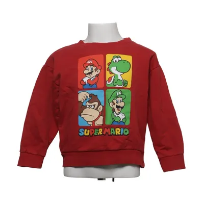 Collegetröja (Röd, Flerfärgad) från Super Mario Bomull