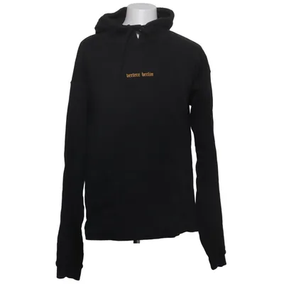Capuchon sweater (Zwart) van Vertere Berlin Organisch katoen