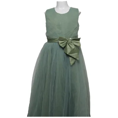 Evening gown (Green) Polyester, Viscose