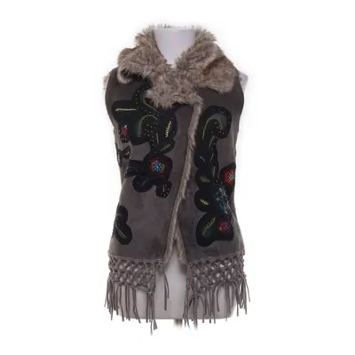 Gilet d'extérieur (Gris, Multicolore) Acrylique, Coton, Polyester, Viscose