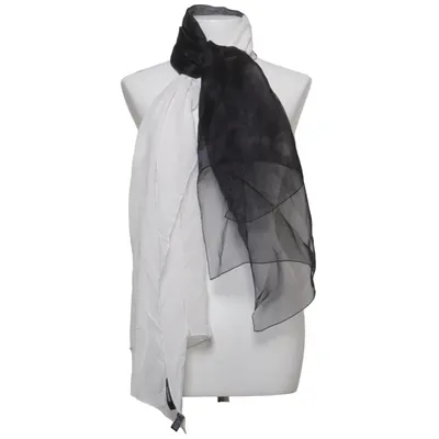 Châle (Noir, Blanc) de DKNY Polyester, Soie