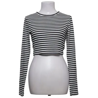 Crop top (Svart, Vit) från NA-KD Elastan, Polyester, Viskos