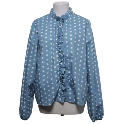 Bluse (Blå, Hvid) fra Sisters Point Bomuld, Polyester