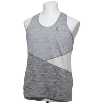 Débardeur de sport (Gris, Blanc) de Niki Sportswear Élasthane, Polyester