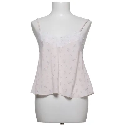 Pajama top (Pink, White) from Abercrombie & Fitch Nylon, Polyester