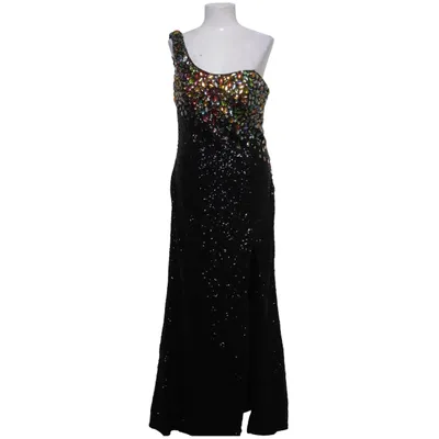 Evening gown (Black, Multicolored) from La Femme Polyester