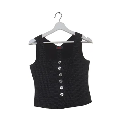 Top (Black, White) from Mothwurf Cotton