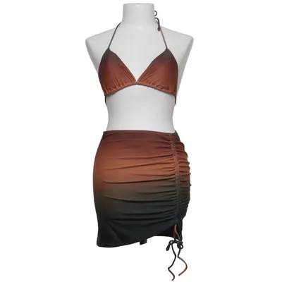 Swim set (Brown, Orange) from White Fox Swim Elastane, Polyamide
