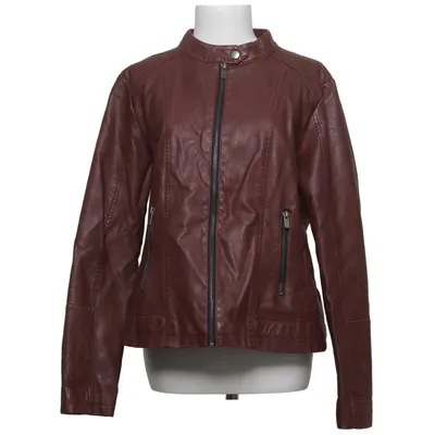Bikerjack (Bruin) van Gina Polyester, Polyurethaan, Viscose