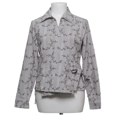 Wrap blouse (Gray, Brown, Multicolored) from Morrison Acrylic, Polyester, Wool