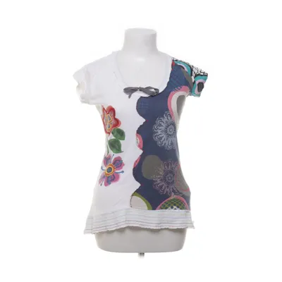 Top (Wit, Meerkleurig) van Desigual Katoen, Viscose