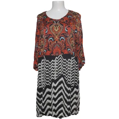 Dress (Black, White, Multicolored) from Selection by Ulla Popken Viscose