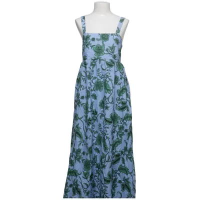 Maxi jurk (Blauw, Groen) van Zara Katoen