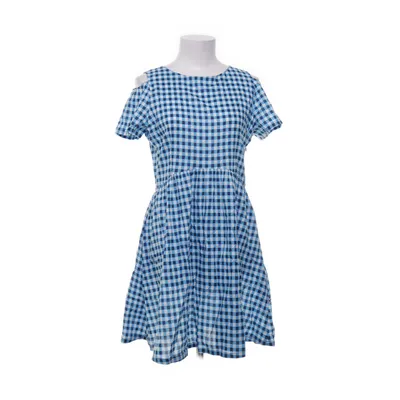 Dress (Blue, White) from Kling Cotton