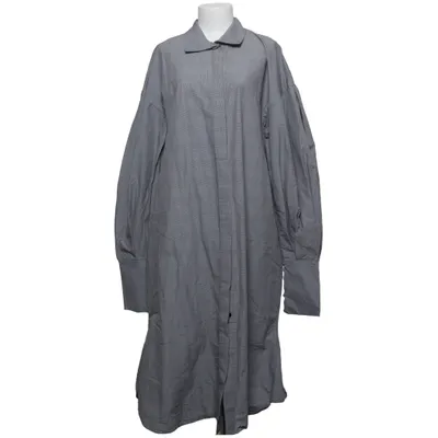 Shirt dress (Gray) from Mark Kenly Dominotan Cotton, Polyester