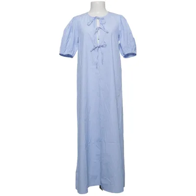 Robe (Pcholly 2/4 O-Neck Tie Ankle Dress Jit) de Pieces Coton, Polyester