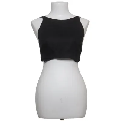 Crop top (Sort) fra Bamboo Blonde Linned