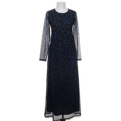 Långklänning (Svart, Blå, Flerfärgad) från CoCouture Elastan, Polyester