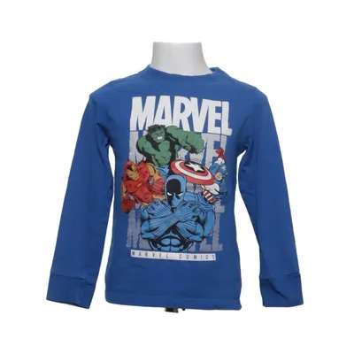 T-shirt à manches longues (Bleu, Multicolore) de Marvel Comics Coton, Élasthane
