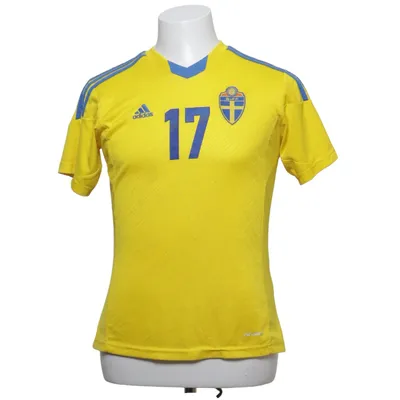 Voetbalshirt (Geel, Blauw) van Adidas Polyester