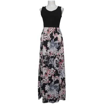 Robe longue (Noir, Rose, Multicolore) de Styleboom Élasthane, Polyester