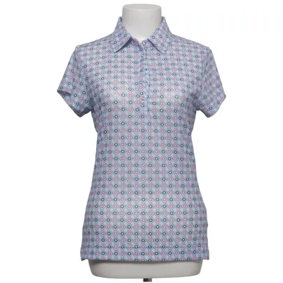 Polo shirt (Blue, Multicolored) from Daily Sports Elastane, Polyester